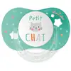 Image de Sucette Anatomique avec anneau Petit chat