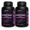 Image de EAFIT | Ripped Max Ultimate | Aide à Brûler les Graisses, Améliore le Métabolisme | Homme & Femme | L-Arginine, Thé vert, Cacao, Caféine | Stimule l'Oxydation des Graisses | 2x120 Comprimés