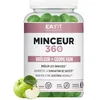 Image de MINCEUR 360 Gummies EAFIT | Coupe faim et bruleur | Réduit les sensations de faim | Brûleur de graisses | Contient du Chrome, Nopal et Cola | Goût pomme sans sucre | 60 gummies | Fabriqué en France