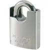Image de Master Lock 550EURD Cadenas Marin à Clé avec Anse Protégée, Gris, 9 x 5 x 2,3 cm
