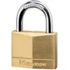 Image de Master Lock 140EURD Cadenas à Clé en Laiton, mixte adulte, Doré(Standard), 6 x 4 x 1,3 cm, Doré(standard)