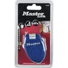 Image de Master Lock Antivol à câble Noir/Taupe/Vert Anis/Bleu