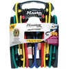 Image de Master Lock - Tendeur - Set rangement 10 pièces - Crochet Inverse mixte adulte - Vert/Jaune/Rouge/Bleu - 25 x 45 x 60 x 80 x 100 cm, 25 x 45 x 60 x 80 x 100 cm