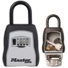 Image de Master Lock boîte à clés portable avec anse de suspension, format moyen 90 x 157 x 40 mm, pour usage extérieur, pour la maison, le bureau, les entreprises et les véhicules