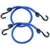 Image de Master Lock 3017EURDAT Tendeurs avec Crochet [Pack de 2 Tendeurs] [120 cm Corde] [Crochet Inversé] - Idéal pour Le Transport de Charges, l'Emballage, Le Camping Bleu Foncé