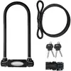 Image de Master Lock 8285EURDPRO Antivol en U noir fermeture à clé