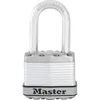 Image de MASTER LOCK Cadenas Haute Sécurité [A Clé] [Acier Laminé] [Extérieur] [Anse M] M1EURDLF - Idéal pour les remises, les garages, les clôtures et les portails