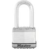 Image de MASTER LOCK Cadenas Très Haute Sécurité [A Clé] [Acier Laminé] [Extérieur] [Anse L] M5EURDLH - Idéal pour les remises, les garages, les clôtures et les portails