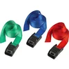 Image de Master Lock 3110EURDATCOL Sangle d'arrimage avec Boucle à Griffes, Couleur Aléatoire, 2,50m x 25mm Sangle, Pack de 2