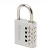 Image de Master Lock 7640EURD Cadenas à Combinaison Programmable en Aluminium, gris, 4 x 7,8 x 1,5 cm