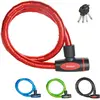 Image de MASTER LOCK Cable Antivol Vélo [1 m Câble] [Clé] [Extérieur] [Couleur Aléatoire] 8228EURDPRO - Idéal pour Vélo, Vélo Electrique, Skateboard, Poussettes, Tondeuses et autres Equipements