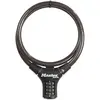Image de MASTER LOCK Cable Antivol Vélo [90 cm Câble] [Combinaison] [Extérieur] 8229EURDPRO - Idéal pour Vélo, Vélo Electrique, Skateboard, Poussettes, Tondeuses et autres Equipements
