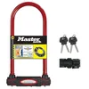 Image de Master Lock Antivol Vélo U [A Clé] [Support de Vélo Universel] [Antivol Certifié] [Modèle XL] [Rouge] 8195EURDPROCOLWR - Idéal pour les Vélos, Vélos Electriques, VTT et autres
