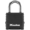Image de Master Lock P55996 Cadenas 56 mm noir avec serrure à combinaison