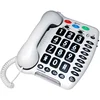 Image de Geemarc Amplipower 50 - Téléphone Filaire avec Volume de Réception Amplifié, Grosses Touches et Sonnerie Puissante - Idéal pour Les Personnes Agées et Malentendantes - Version FR