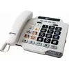 Image de Geemarc Photophone 100 - Téléphone Fixe avec Larges Boutons Photo Personnalisables et Volume de Réception Amplifié pour Séniors et Malentendants - Perte Auditive Faible ou Moyenne - Version FR