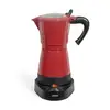Image de Cafetière électrique Italienne rouge 6 tasses 480 W Livoo