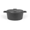 Image de Cocotte Ronde 24cm 4l Noir - MEP139