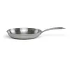 Image de Livoo - Poêle en acier inoxydable 24 cm MEP158 - Gamme Brigade - inox triply - sans PFAS