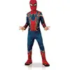 Image de RUBIE'S AVENGERS officiel -Déguisement classique pour enfants IRON SPIDER Costume SpiderMan complet taille 7-8 ans avec combinaison couvre-bottes et cagoule issu du film Avengers Infinity War