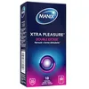 Image de Manix Xtra Pleasure : Boite de 10 Préservatifs pour Homme, Nervurés et Stimulants/Lubrifiés et de Taille Standard/Diamètre 52mm