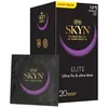 Image de SKYN Elite : Lot de 20 Préservatifs Ultra-fins et Doux de taille Régulière | Sans latex Skynfeel pour Homme, Forme Droite et Lisse /Largeur nominale 53mm