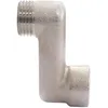 Image de SOMATHERM FOR YOU, Raccord excentré 40mm MF1/2 (15x21) en laiton nickelé pour radiateurs, facilite l'installation, compense les écarts, résistant à la corrosion, installation rapide