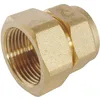 Image de SOMATHERM FOR YOU, Raccord droit à visser pour tube PER Ø20 - Femelle 20/27 - Installation facile sans outil, démontable, compatible eau chaude/froide, pression max 10 bars