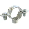 Image de SOMATHERM FOR YOU, Collier de fixation simple en acier nickelé pour tube Ø16 mm - Boîte de 100 pièces - Solution économique pour la fixation de tubes rigides - Couleur argent