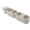 Image de Zenitech Bloc Prise Multicode 4 Prises 16A 2P+T avec Câble 1,5 mètre Blanc - Parfait pour le Bricolage et l'Électrique