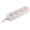 Image de Zenitech - Bloc multiprise 4 Prises 2P+T 16A Blanc