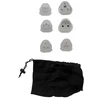 Image de Zenitech Lot de 6 adaptateurs de voyage avec 5 fiches mâles, pour 100 pays - Pochette offerte - Blanc