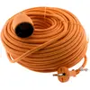 Image de Prolongateur sans Terre 16A HO5VV-F 2x1,5mm² 40m - Orange - Zenitech