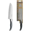 Image de Lou Laguiole - Couteau Santoku - Tradition XL - Acier inoxydable 13 C, Finition Brillante - Lame 17 cm - Gris