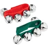 Image de Fuzeau - Paire de Bracelets de 5 Grelots - Fermeture avec bandes auto-agrippantes - Facile à Utiliser - Pour Chevilles et Poignets - Animation Rythmique, Danse, Comptines - Dès 3 ans - Ref.8442