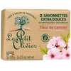 Image de Le Petit Olivier - 2 Savonnettes Extra Douces Fleur de Cerisier 200 g female