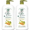 Image de LE PETIT OLIVIER - Crème Douche Extra Douce & Hydratante - Lait D'Argan - Pour Toute La Famille - PH Neutre Pour La Peau - Sans Savon, Sans Colorant - Fabriqué En France - 750 ml (Lot de 2)