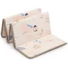 Image de LUDI - Tapis Pliable En 8 - Léger, Compacte, Confortable - 2 Faces, Design Pastel Et Circuit Voitures - Dès La Naissance - Développe La Motricité - Imperméable - Housse De Protection - 195 x 145 cm