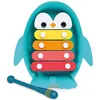 Image de LUDI - Xylophone - pour l'Éveil Musical de Bébé - Aussi pour Le Bain - 1 maillet - 5 sonorités - Développe la Dextérité et l'Ouïe - Souple pour Plus de Sécurité - Facile à Nettoyer - Dès 18 Mois
