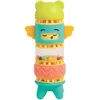 Image de LUDI - Coucou Caché Totem PICOTON - Jeu de Construction, d'éveil et d'Assemblage - Développe la motricité et la Dextérité - Jouet Coloré à Empiler et Encastrer pour Bébé Dès 10 Mois