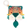 Image de LUDI - Livre D'Éveil Jungle - avec 7 Activités Sensorielles - Dès 3 Mois - Éveil Bébé - Développe La Découverte, Le Toucher & Le Bien-Être - Matières Douces & Textures Variées + Anneaux De Dentition