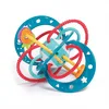 Image de LUDI - Hochet Planète - Jouets D'Éveil Bébé - Dès 3 Mois - Couleur Vives, Différentes Textures & Forme Originale - Développe La Motricité Fine & La Dextérité
