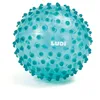 Image de Ludi - Balle de Massage Bleue - Éveil Sensoriel pour Bébé dès 6 Mois - Picots Tendres - Stimulation, Dextérité et Coordination - 100% PVC - Lavable - Ø 20 cm - Soulage Les Dents et Favorise Le Jeu