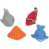 Image de LUDI - Aspergeurs de Bain, Poissons - 4 Animaux Arroseurs pour Jouer dans Le Bain ou à la Plage - Jouets de Bain pour Bébé - À Partir de 10 Mois