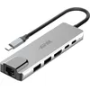 Image de APM Hub USB C, 6 en 1, HDMI 4K, RJ45 Ethernet Gigabit, Adaptateur USB Type-C vers USB 3.0 et USB C PD Charge 100W, Compatible avec Windows MacOS Linux ChromeOS PC XPS MacBook Chromebook, 570518