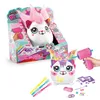 Image de Canal Toys - Airbrush Plush - Peluche Hair'iffic à Coiffer et Décorer - Pulvérisateur Airbrush, 3 Feutres, 15 Pochoirs, Accessoires Cheveux - Kit Créatif Complet - Idée Cadeau Enfant - AIR 040