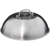 Image de NEKA Cloche à plancha circulaire en acier inoxydable