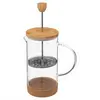 Image de Secret de Gourmet Cafetière à piston en verre et bambou - 1 L