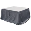 Image de Hespéride Hambo S Housse de protection pour table d'extérieur rectangulaire gris - 125 x 185 cm