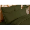 Image de Atmosphera Housse de couette en coton 1 personne vert kaki - 140 x 200 cm